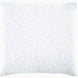 A John Robshaw Organic Hand Stitched Light Indigo Quilt with hand stitching on it.