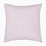 A Sagana Lotus Quilted Cushion on a white background made of cotton. - 29553857429550