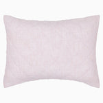 A Sagana Lotus Quilt pillow on a white background, made with cotton slub fabric by Quilts & Coverlets. - 29553857396782