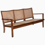 Wooden and Cane Sofa - 3 Seat - 29225101295662