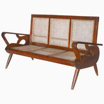 Cane Seating Set With Curved Arms - 29224962129966