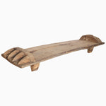 A Wooden Naga Coffee Table 7 by John Robshaw with claws on it. - 29224451571758