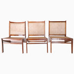 Three John Robshaw Jeanneret Armless Lounge Chairs. - 29224347369518