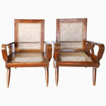 Cane Seating Set With Curved Arms - 29224961867822