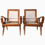 Cane Seating Set With Curved Arms - 29224962097198