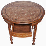 Round Wooden Inlay Table 1 - 30273397260334