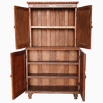 Wooden Inlay Cabinet 6 with Mirrored Doors -  2 Parts - 30273481474094