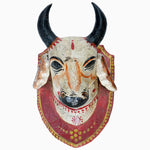 Wooden Mounted Bust Goat - 30296326504494