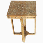 Square Wooden Inlay Table - 30273405648942