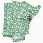 A Pavati Sage napkin (Set of 4) from John Robshaw, with a bird on it. - 29998995439662