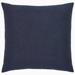 A dark blue Himmat Decorative Pillow with a square shape by John Robshaw. - 29981042016302