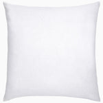 A Nisha Euro pillow by Pillows on a white background with hidden zipper. - 29994833346606