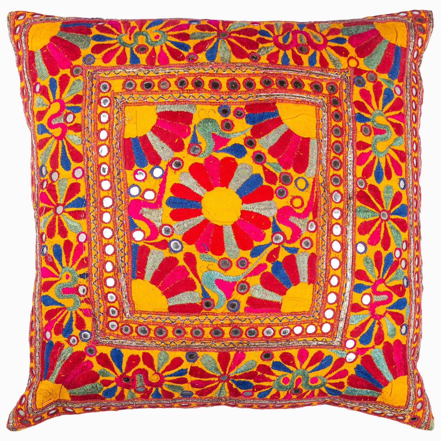 Colorful DDD Decorative Pillow Main
