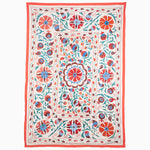 Lotus Stripe Suzani Blanket - 30265249431598