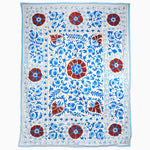 Ratana Light Indigo Suzani Blanket - 30265253232686