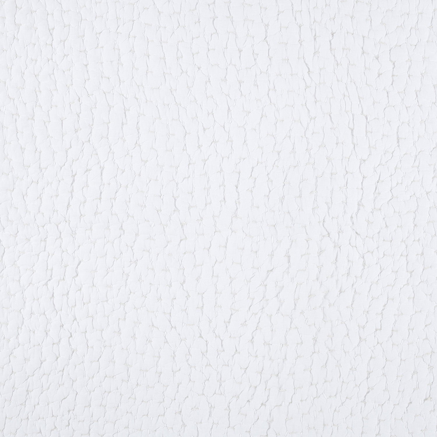 Organic Hand Stitched White Quilt Swatch Main