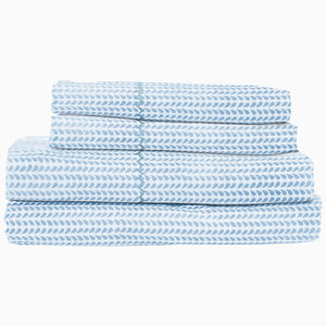 Cinde Light Indigo Organic Sheet Set