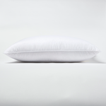 A John Robshaw Medium Down Pillow, suitable for side sleepers, on a white background. - 11645382852654