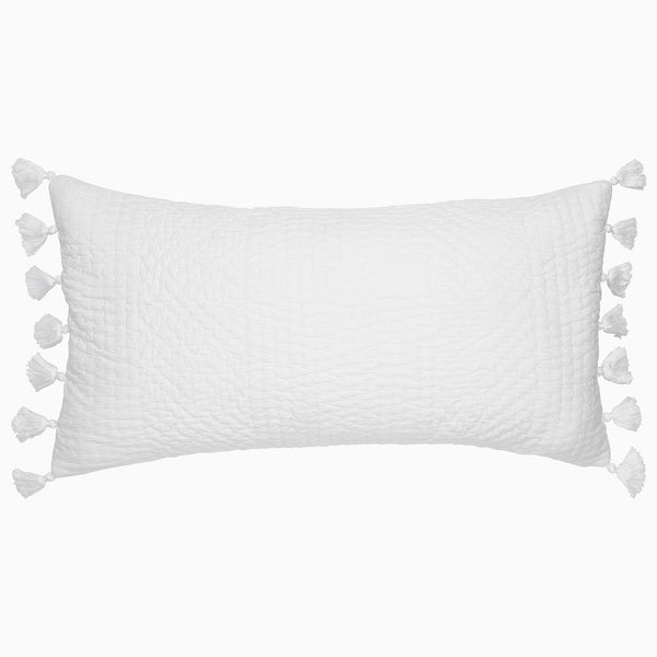 Black and sales white bolster pillow