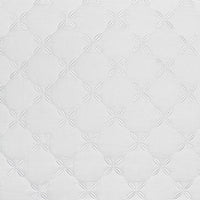 Layla White Quilt Swatch - High Quality Image of 