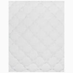 A Layla White Quilted Reversible Cotton Voile Quilt from Quilts & Coverlets on a white background. - 28799586566190
