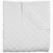 A Layla White Quilt by John Robshaw on a white background.