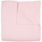 A Vivada Blush Woven Quilt by Quilts & Coverlets on a white background. - 28766026563630