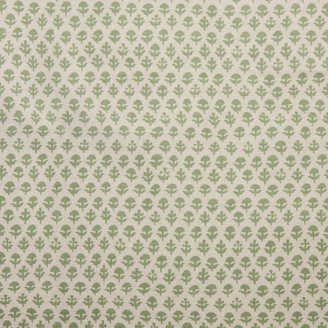 A John Robshaw Bindi Sage fabric with a floral pattern is available for purchase.