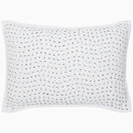 Hand Stitched Light Indigo Kidney Pillow - 28218104676398