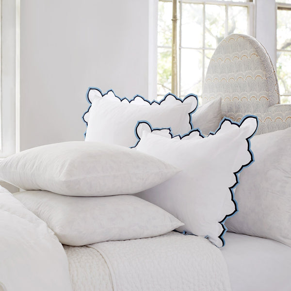 John Robshaw Textiles Medium Down Pillow White John Robshaw