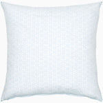 A Ramra Light Indigo Organic Duvet with a white pattern, made of organic cotton by Duvets & Shams. - 30252459196462