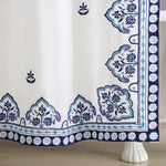 Sheetal Indigo Shower Curtain - 29150873681966