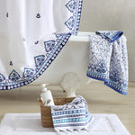 Sheetal Indigo Bath Towel - 29150860705838