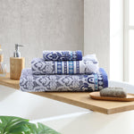 Sheetal Indigo Bath Towel - 29150860804142
