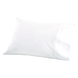 An Anketi White Organic Sheet Set made of long-staple organic cotton percale, adorned with hand-embroidered designs, on a white surface by John Robshaw.