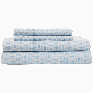 Kama Light Indigo Organic Sheet Set