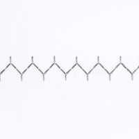 Stitched Gray Organic Sheet Swatch - High Quality Image of 
