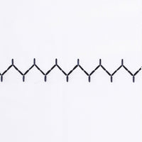 Stitched Ink Organic Sheet Swatch - High Quality Image of 