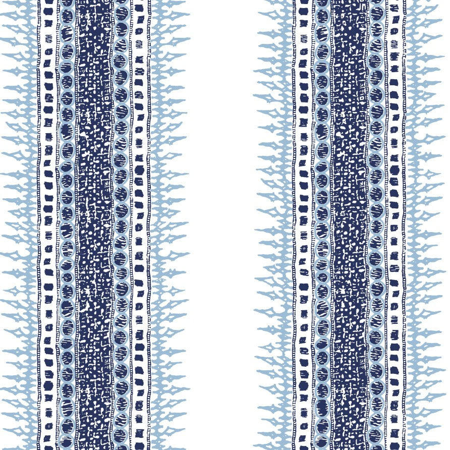 Algiers Indigo Wallpaper