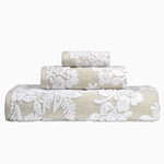 A Pasak Linen Bath Towel with a floral pattern, perfect for a bath towel, by John Robshaw. - 30253809401902