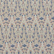A blue and pink floral pattern reminiscent of Mughal gardens on John Robshaw's Marmar Primrose Performance Fabric.