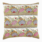 A John Robshaw Ganika Decorative Pillow with a floral pattern, serving as a work of art. - 30253805305902