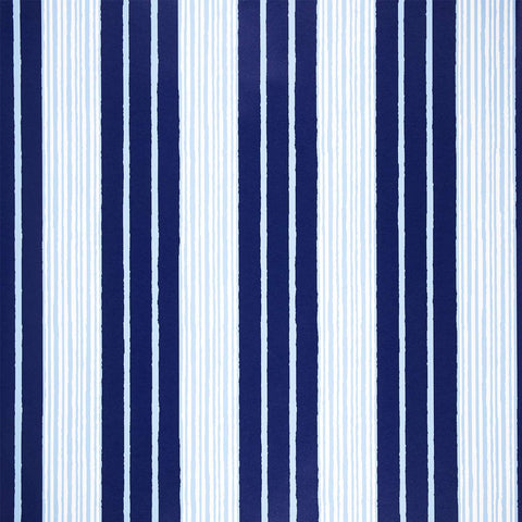Vintage Stripe Indigo Wallpaper