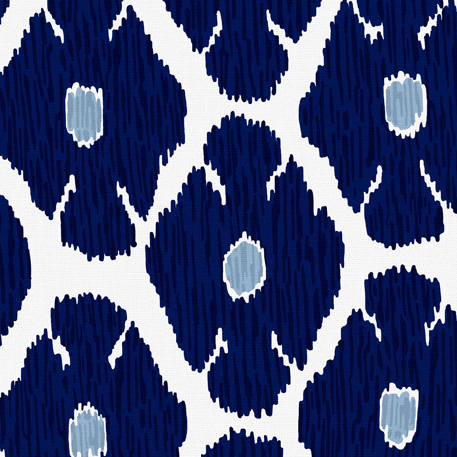 Poppy Indigo Linen