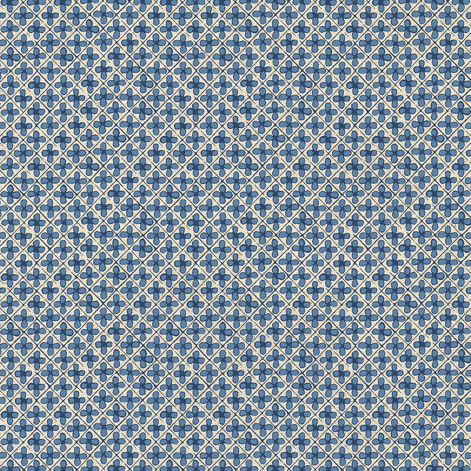 Aalap Blue Cotton Linen